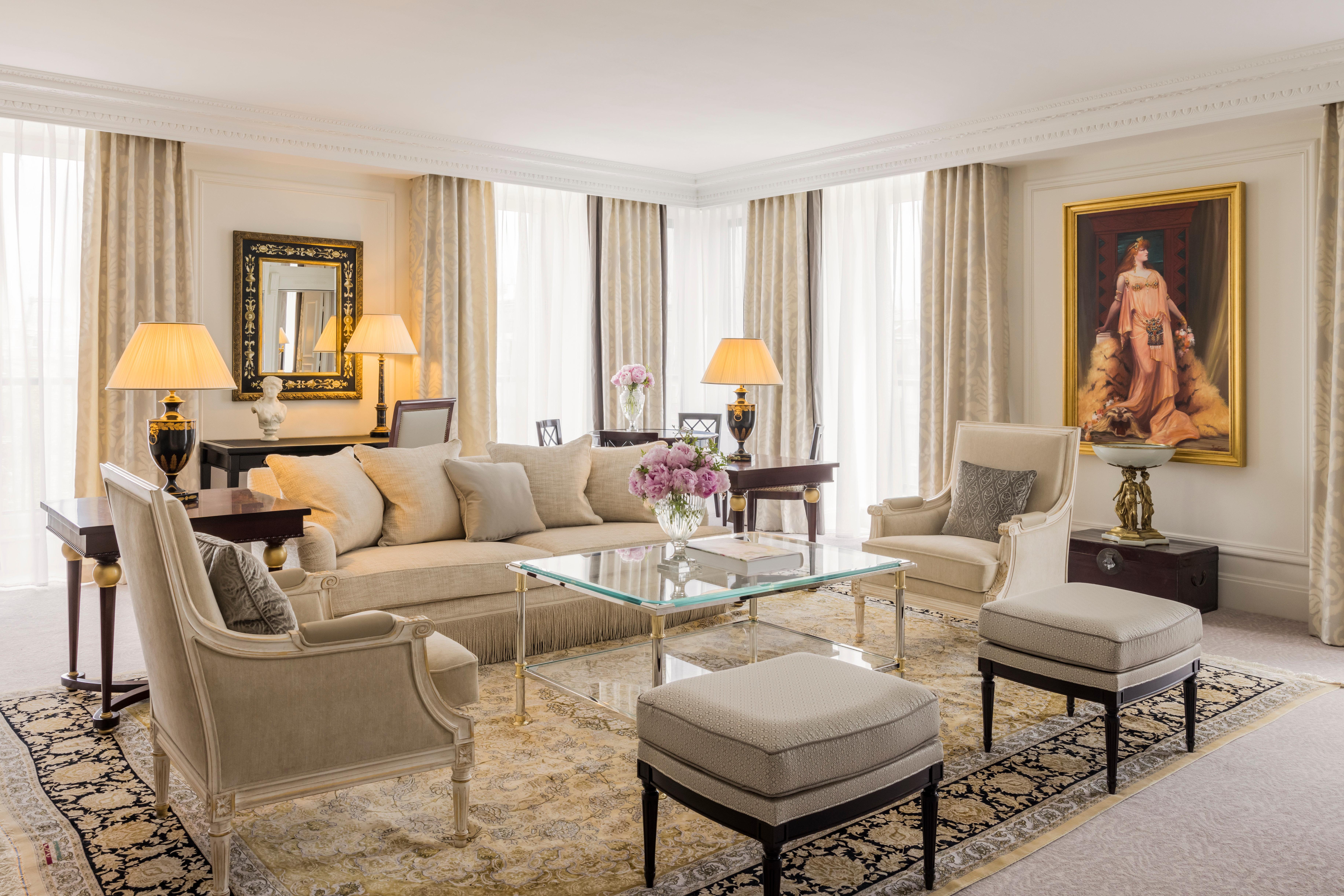 Hotel Intercontinental Paris Le Grand By Ihg Esterno foto A living room at the Four Seasons Hotel, London